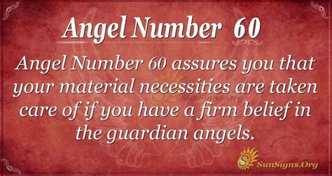 60 angel number meaning|what does the number 60 mean bible.